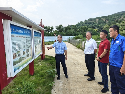 集團公司就建設鈦石膏填埋場赴馬鞍山考察